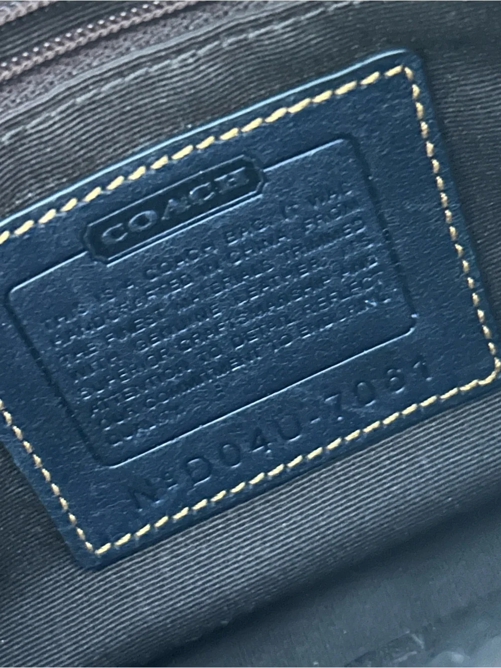 COACH Vtg Y2K Signature Legacy Soho Special  Edition Shoulder Bag Purse 7061